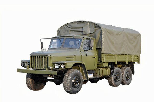 DFEQ2082 vehículo de transporte de ingeniería especial todoterreno_doble vidrio, tracción en seis ruedas, 240 carga, camión de 170 caballos de fuerza_cañón de acero pequeño de 2,5 toneladas 6 * 6 clásico 25Y