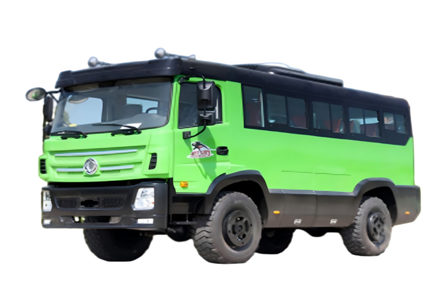 Autobús de 25 + 2 plazas, 210 caballos de fuerza, tracción en las cuatro ruedas, cotización de modificación EQ070_18/20/23/28/30/35 plazas, línea directa del fabricante del minibús_ DF Configuración de personalización del chasis del vehículo especial todoterreno 4x4