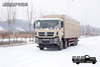DFCamión de transporte todoterreno tipo almacén 8 × 8_camión de transporte de cuatro ejes para madera, frutas y verduras con tracción en ocho ruedas_camión especial de ocho ruedas traseras de 450 caballos de fuerza