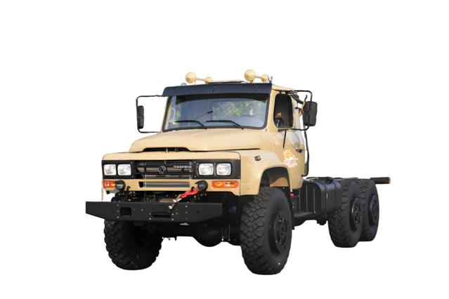 Chasis EQ2100E6D vehículo de transporte especial todoterreno_tracción de seis ruedas 245 punta 140 camión_6×6DFvehículo militar de carga de cabeza larga clásico de 190 caballos de fuerza