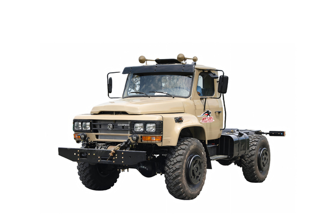 DFChasis de transporte de personal superior EQ2070_Vehículo especial todoterreno 4 × 4 Exportación de pistola de acero pequeña de 3,5 toneladas_Personalización de camión con tracción en las cuatro ruedas de 190 caballos de fuerza
