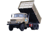 Chasis EQ2082 con neumático gemelo trasero modificado para descarga especial todoterreno_ocho ruedas traseras DF Cañón de acero pequeño de 2,5 toneladas, tracción en las seis ruedas, cucharón basculante 240, 170 caballos de fuerza_6 * 6, vehículo de transporte de ingeniería clásico de 25 años