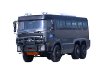 Vehículo de transporte turístico en el desierto de 25 + 2 plazas Weichai 340 caballos de fuerza_ DF Chasis especial todoterreno Acceso a aldea de desplazamiento minero modificado_6 * 6 clásico 25 años personalizado 18/20/23/25/27/28/30/35 Autobús rural Autobús de transporte contra incendios forestales China-Brasil