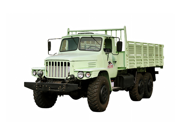 Vehículo militar clásico 6 × 6 EQ2100E6D_tracción de seis ruedas 245 vehículo de transporte de punta puntiaguda 140_camión de morro largo de 190 caballos de fuerza camión especial todoterreno