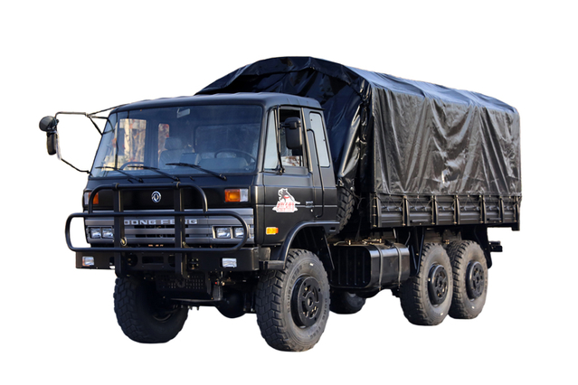 Camión especial todoterreno EQ2102G de 190 HP con lona_Tracción en seis ruedas 245 cabeza plana 153 fabricante de camiones de transporte_6×6DFPrecio de configuración de vehículo de carga de vehículo militar clásico de 210 HP
