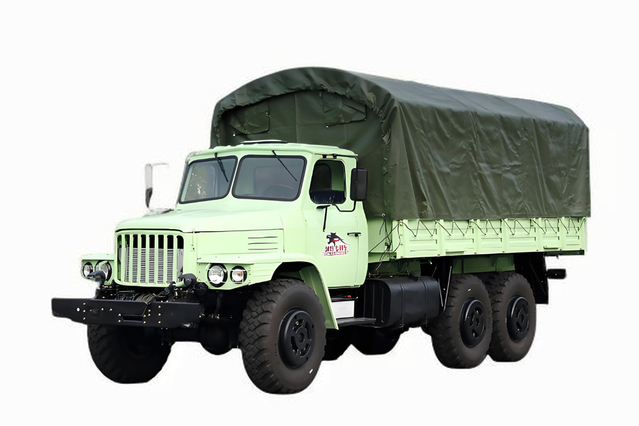 Camión militar 6 × 6 clásico EQ2100E6D_tracción de seis ruedas 245 punta 140 camión de transporte de carga_190 caballos de fuerza cabeza larga especial todoterreno