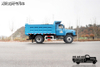 170 caballos de fuerza DF Camión volquete todoterreno 4 × 4_tracción en las cuatro ruedas delantera 2,5 toneladas trasera Camión volquete especial de 8 toneladas_tracción total vehículo de ingeniería de elevación hidráulica personalizado