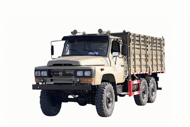 Camión especial todoterreno EQ2082 _ DF Tracción en seis ruedas clásico 240 carga 170 caballos de fuerza_pistola de acero pequeña de 2,5 toneladas 6 * 6 transporte de ingeniería clásico 25 años
