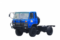 Modificación del chasis de cabina plana semi-145 de doble eje EQ2070_Exportación de chasis de vehículos especiales todoterreno 4 × 4_fabricante de camiones todoterreno con tracción en las cuatro ruedas