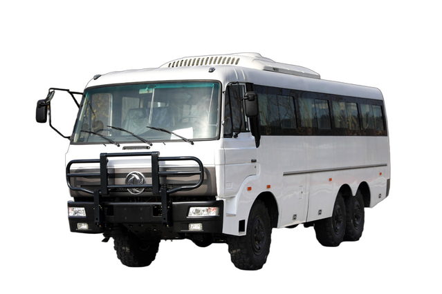Autobús de 28 + 2 plazas EQ2082 modificación de chasis especial todoterreno _ DF 2,5 toneladas 240 pistola de acero pequeña tracción en seis ruedas 190 caballos de fuerza_6 * 6 minibús clásico 25Y personalizado 18/20/23/25/28/30/35
