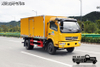 DFCamión caja pequeña 4×2 con tracción izquierda/derecha_Contenedor con puerta lateral trasera de camioneta pequeña y microligera de 160 caballos de fuerza_Personalización de caja de 4,3 m