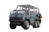 Fabricante de vehículos turísticos en el desierto de 22 + 2 plazas con tracción en las seis ruedas de 375 caballos de fuerza_Configuración del vehículo de transporte turístico modificado con chasis especial todoterreno 6 × 6_Desplazamientos mineros Personalización clásica 6 * 6 18/20/23/25/27/28/30/35 Teléfono Bigfoot