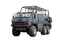 Fabricante de vehículos turísticos en el desierto de 22 + 2 plazas con tracción en las seis ruedas de 375 caballos de fuerza_Configuración del vehículo de transporte turístico modificado con chasis especial todoterreno 6 × 6_Desplazamientos mineros Personalización clásica 6 * 6 18/20/23/25/27/28/30/35 Teléfono Bigfoot