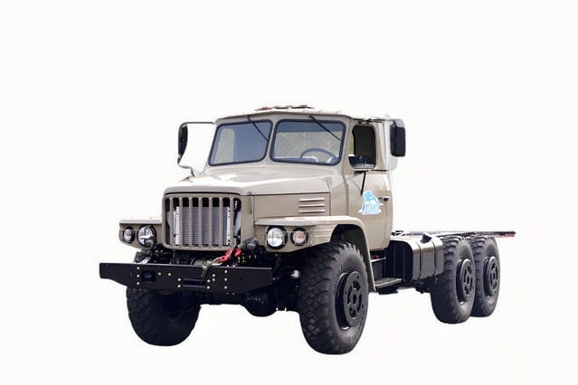 EQ2100E6D chasis todoterreno_Tracción en seis ruedas 245 puntiagudos 140 camión de transporte por carretera vehículo militar_6 × 6 DF carga especial clásica de cabeza larga de 190 caballos de fuerza