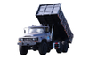 190 caballos de fuerza EQ2100E6D nuevo volquete todoterreno dedicado_tracción de seis ruedas 245 vehículos de transporte puntiagudos 140_volquete de vehículo militar clásico de cabeza larga 6 × 6
