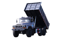 190 caballos de fuerza EQ2100E6D nuevo volquete todoterreno dedicado_tracción de seis ruedas 245 vehículos de transporte puntiagudos 140_volquete de vehículo militar clásico de cabeza larga 6 × 6