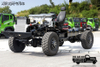 Chasis especial todoterreno 4×4 personalizado_Chasis de categoría 4 con tracción total delantero de 5 toneladas y trasero de 7 toneladas_Vehículo trasero de doble eje con llanta única y tracción en las cuatro ruedas