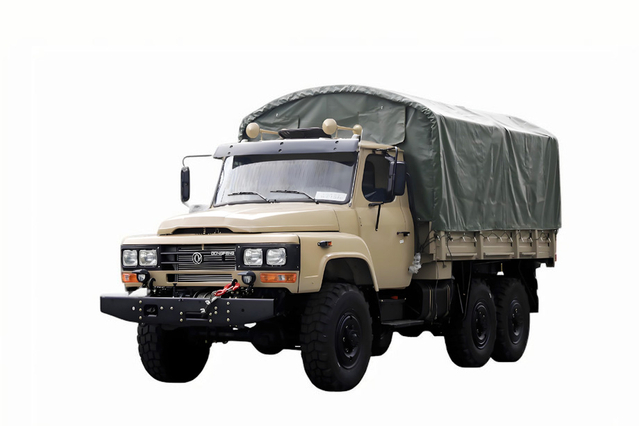 Camión especial todoterreno EQ2082 con cañón de acero pequeño de 2,5 toneladas _ DF Vidrio grande con tracción en seis ruedas 240 capacidad de carga 170 caballos de fuerza_6 * 6 camión de transporte de ingeniería clásico de 25 años