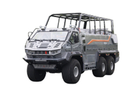 Fabricante de vehículos turísticos en el desierto de 18 + 2 plazas con tracción en seis ruedas y 375 caballos de fuerza_Chasis especial todoterreno 6 × 6 Configuración de vehículo de transporte turístico modificado_Viajero minero 6 * 6 Personalización clásica 18/20/23/25/27/28/30/35 Teléfono Bigfoot