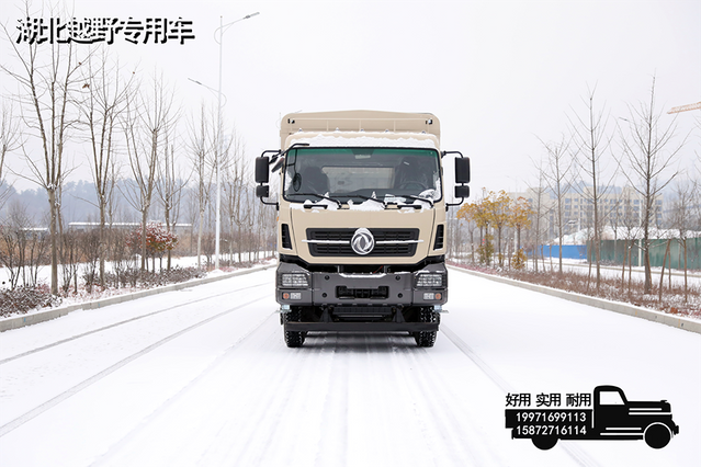 DFCamión de transporte todoterreno tipo almacén 8 × 8_camión de transporte de cuatro ejes para madera, frutas y verduras con tracción en ocho ruedas_camión especial de ocho ruedas traseras de 450 caballos de fuerza