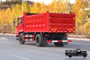 Camión volquete semidedicado de 210 HP 4×2DF hileras_5 toneladas en la parte delantera y 13 toneladas en la parte trasera camión de transporte de tierra, piedras y arena_camión volquete para transportar movimientos de tierra y minerales en el sitio de construcción de estiércol