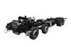 Yuchai 420 / Weichai 500 HP 8 × 4 cerca de almacén Fabricante de camiones de transporte de chasis de categoría III_15/20/25/30/35/40/50/60 toneladas Plataforma de personalización de camiones para ganado, ovejas y cerdos de cuatro ejes para vegetales y frutas_Cuatro cotizaciones de vehículos DF delanteros y ocho traseros