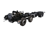 Yuchai 420 / Weichai 500 HP 8 × 4 cerca de almacén Fabricante de camiones de transporte de chasis de categoría III_15/20/25/30/35/40/50/60 toneladas Plataforma de personalización de camiones para ganado, ovejas y cerdos de cuatro ejes para vegetales y frutas_Cuatro cotizaciones de vehículos DF delanteros y ocho traseros