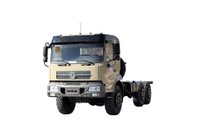 Cummins/Weichai 190/210 caballos de fuerza fabricante de chasis de camión especial todoterreno EQ2102G mejorado personalizado_tracción de seis ruedas 245 cabeza plana 153 precio del camión de transporte_6×6DFvehículo militar clásico de 210 caballos de fuerza vehículo de carga configuración de plataforma de segunda clase