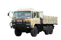 Precio de 190/210 caballos de fuerza EQ2102N camión especial todoterreno de doble hilera con aire acondicionado superior_Tracción en seis ruedas 246 cabeza plana 153 Lasha fabricante de camiones de transporte de tierra y piedra_6 × 6 DF configuración de vehículo de carga de vehículo militar clásico