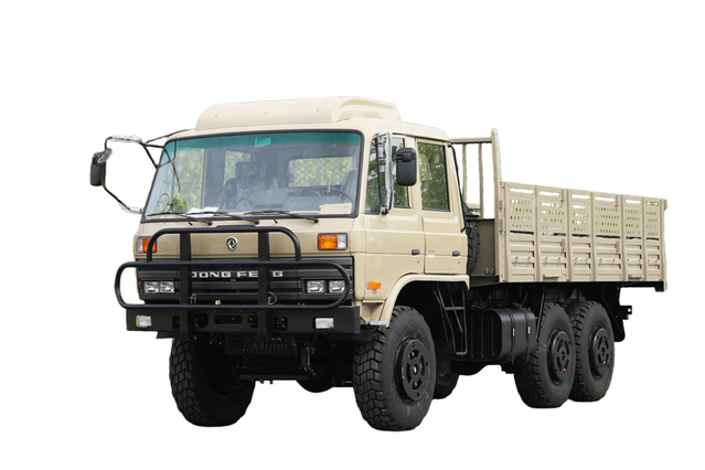 Precio de 190/210 caballos de fuerza EQ2102N camión especial todoterreno de doble hilera con aire acondicionado superior_Tracción en seis ruedas 246 cabeza plana 153 Lasha fabricante de camiones de transporte de tierra y piedra_6 × 6 DF configuración de vehículo de carga de vehículo militar clásico