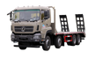 Weichai 375/Yuchai 420/Cummins 500 caballos de fuerza 8×4 fabricante de camiones de transporte de plataforma plana_15/20/25/30/35/40/50/60 toneladas de cuatro ejes para verduras, frutas, ganado, ovejas y cerdos personalización de camiones_Cuatro ejes delanteros y ocho traseros DF cotización de camión con placa excavadora
