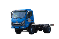 4×2 Cummins 140 HP distancia entre ejes 3,3 metros DF Chasis de vehículo especial todoterreno volcado modificado/número de teléfono del fabricante de carga_Camión ligero con tracción en las cuatro ruedas personalizable Weichai Yuchai Exportación de cucharón volcador 4×4_Placa de excavadora de vehículo especial pequeño/placa plana/furgoneta/barril/saneamiento/vehículo de ingeniería/cotización de transporte de montaña