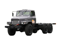 Chasis de vehículo militar todoterreno EQ2100E6D de doble vidrio de fábrica_Tracción en seis ruedas 245 puntas 140 Transporte por carretera Transporte de tropas Configuración de plataforma de camión_6 × 6 DF Precio de carga especial de cabeza larga clásico de 190 caballos de fuerza