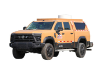 Disponible DFPrecio de venta del vehículo especial todoterreno Cummins 320 HP 4×4 Warrior MS600_Número de teléfono de fábrica Vehículo especial todoterreno de alta movilidad Comando móvil/herramienta/rescate de emergencia/extinción de incendios forestales/servicios de seguridad pública/exploración geológica de campo/transporte de material de meseta/vehículo recreativo_versión civil con tracción en las cuatro ruedas del vehículo Warrior Personalización M20