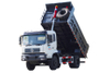 210 HP DF Cotización de exportación de camión volquete 4 × 2_Carga especial todoterreno 4 × 4 personalizable Fabricante de cucharón basculante de 10/15/20/15 toneladas_170 Neumáticos gemelos traseros de dos ejes de 190/260 HP que arrastran ganado, ovejas, verduras y granos
