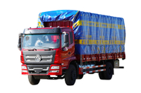 DF Fabricante de camiones de transporte con puerta trasera hidráulica Weichai 4 × 2 de 266 HP_Modificación de chasis de vehículo especial todoterreno 4 × 4 personalizable Cotización de exportación de 10/15/20 toneladas_ Neumáticos gemelos traseros de dos ejes que tiran de ganado vacuno y ovino, configuración de carga de vegetales y granos