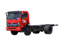 Cummins 170 HP DF Vehículo especial todoterreno 4×2 Fabricante de modificación de chasis de camión de bomberos de 7 cuadrados_El camión ligero con tracción en las cuatro ruedas se puede personalizar con exportaciones de timón izquierdo y derecho 4×4_Placa de excavadora para vehículos especiales pequeños/placa plana/furgoneta/barril/saneamiento/vehículo de ingeniería/cotización de transporte de montaña