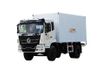 DF Fabricante de camiones de transporte de furgonetas 4 × 2 210 HP_Cotización de camión de plataforma de carga cerrada especial todoterreno 4 × 4 personalizado_170190/260 HP transferencia de equipos de contenedores camión de distribución de granos vegetales para ganado vacuno y ovino de dos ejes traseros con llantas gemelas de 260 HP
