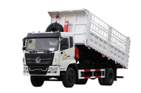 Camión volquete de almacén DF Fabricante 4 × 2 210 caballos de fuerza_Cotización de exportación de camión volquete especial todoterreno 4 × 4 personalizado_170 190/260 caballos de fuerza neumáticos gemelos traseros de dos ejes que arrastran ganado, ovejas, verduras y granos