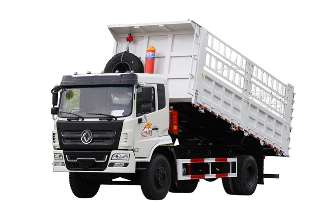 Camión volquete de almacén DF Fabricante 4 × 2 210 caballos de fuerza_Cotización de exportación de camión volquete especial todoterreno 4 × 4 personalizado_170 190/260 caballos de fuerza neumáticos gemelos traseros de dos ejes que arrastran ganado, ovejas, verduras y granos