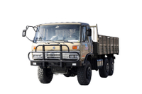 Cummins 190/Weichai 210 caballos de fuerza EQ2102G fabricante de camiones especiales todoterreno_Tracción en seis ruedas 245 cabeza plana 153 configuración del camión de transporte_6 × 6 DF precio de vehículo de carga de vehículo militar clásico