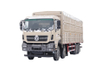 Fabricante de camiones de transporte de cercas para almacén Yuchai 420/Weichai 500 HP 8 × 4_Personalización de camiones de cuatro ejes para verduras, frutas, ganado, ovejas y cerdos de 15/20/25/30/35/40/50/60 toneladas_Cotizaciones de cuatro vehículos DF delanteros y ocho traseros