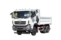 Número de teléfono de ventas Fabricante de carga modificada con chasis Cummins 280 caballos de fuerza 6 × 4_Tracción en seis ruedas personalizada Precio del camión de transporte volquete de carga de 15/20/25/30/35/40 toneladas_6 × 6 Yuchai / 4 × 4 Weichai DF Configuración de plataforma de descarga clásica tipo II