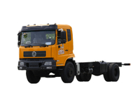 DF Fabricante de chasis de camión de transporte con puerta trasera hidráulica Yuchai 4 × 2 de 260 HP_Cummins/Weichai/Sinotruk Modificación de chasis de vehículo especial todoterreno 4 × 4 Cotización de exportación de 10/15/20 toneladas_Dos ejes traseros con neumáticos gemelos para tirar de ganado vacuno y ovino, configuración de carga de carga de vegetales y granos