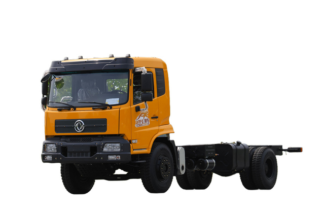 DF Fabricante de chasis de camión de transporte con puerta trasera hidráulica Yuchai 4 × 2 de 260 HP_Cummins/Weichai/Sinotruk Modificación de chasis de vehículo especial todoterreno 4 × 4 Cotización de exportación de 10/15/20 toneladas_Dos ejes traseros con neumáticos gemelos para tirar de ganado vacuno y ovino, configuración de carga de carga de vegetales y granos
